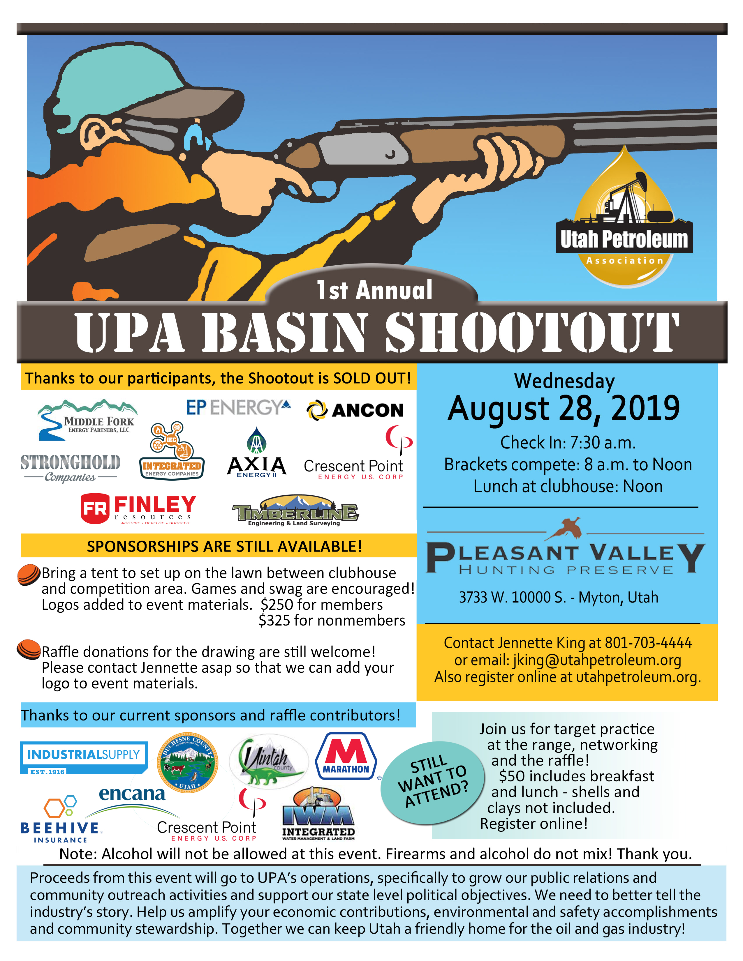New Shootout Flier - UTAH PETROLEUM ASSOCIATION