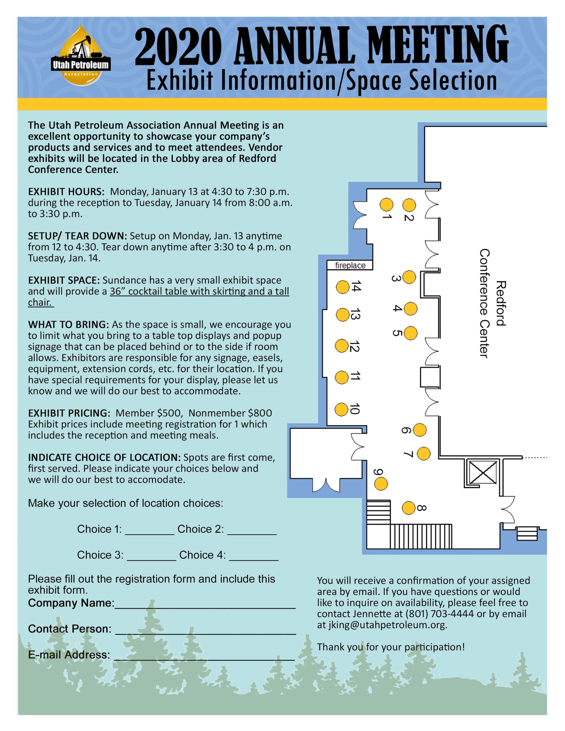 AM3 Exhibit Registration - UTAH PETROLEUM ASSOCIATION